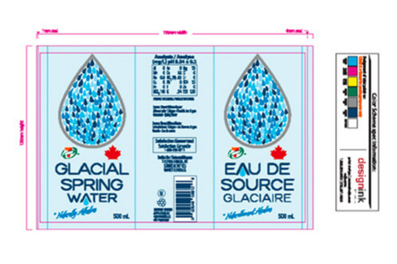 Máquina llenadora de agua embotellada-Label-Design