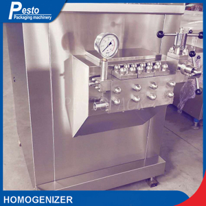 Homogeneizador de alta presión para bebidas, leche láctea